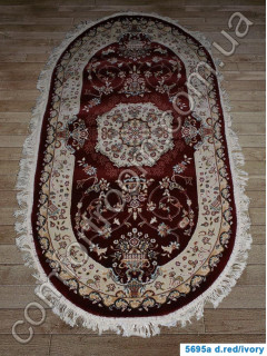 Килим Turkistan 5695a red-ivory Овал